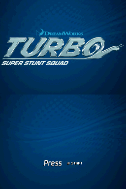 Turbo: Super Stunt Squad Title Screen